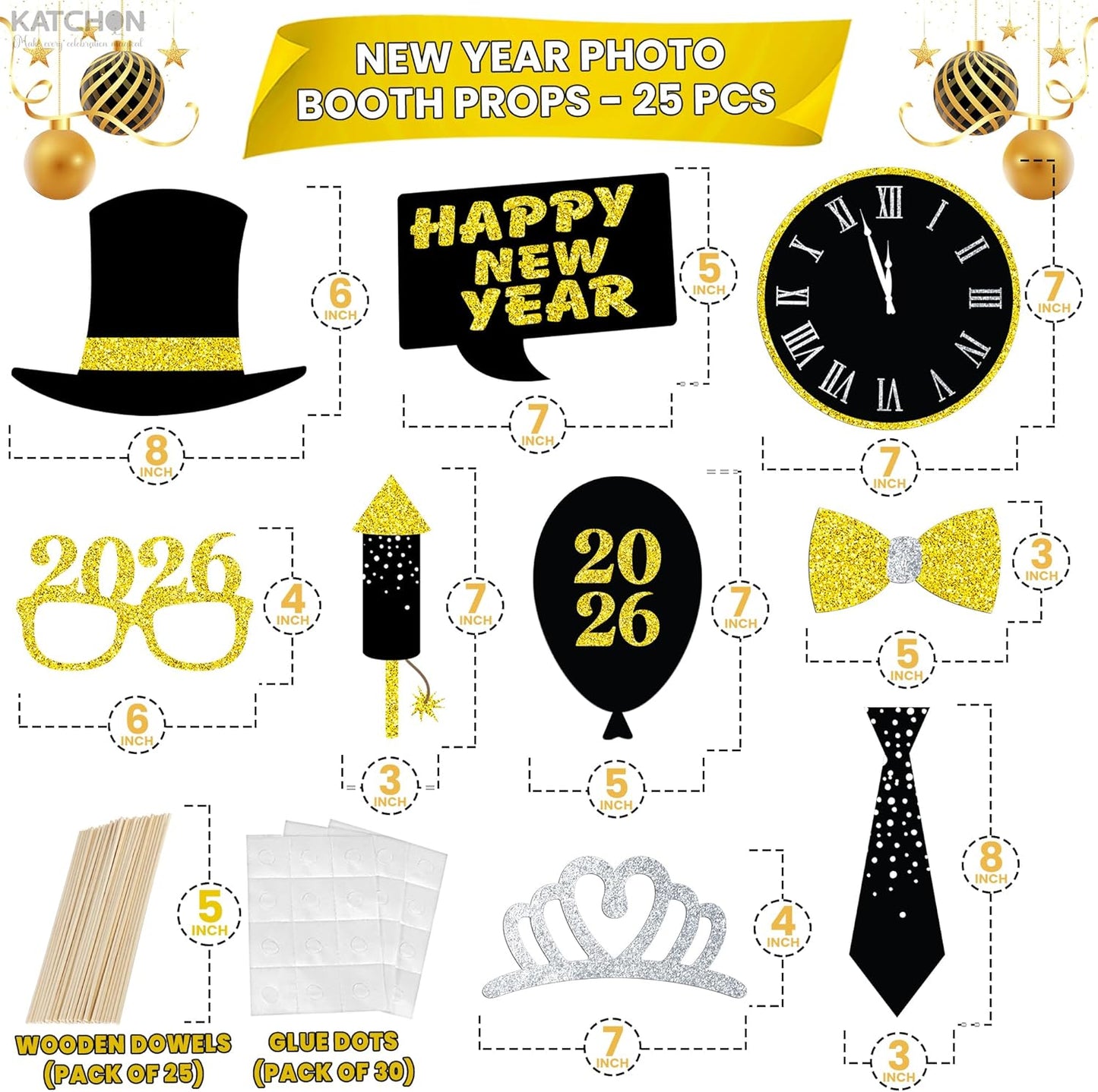 Phonery Opulence Avenue New Year’s Eve Luxe Party Supplies
