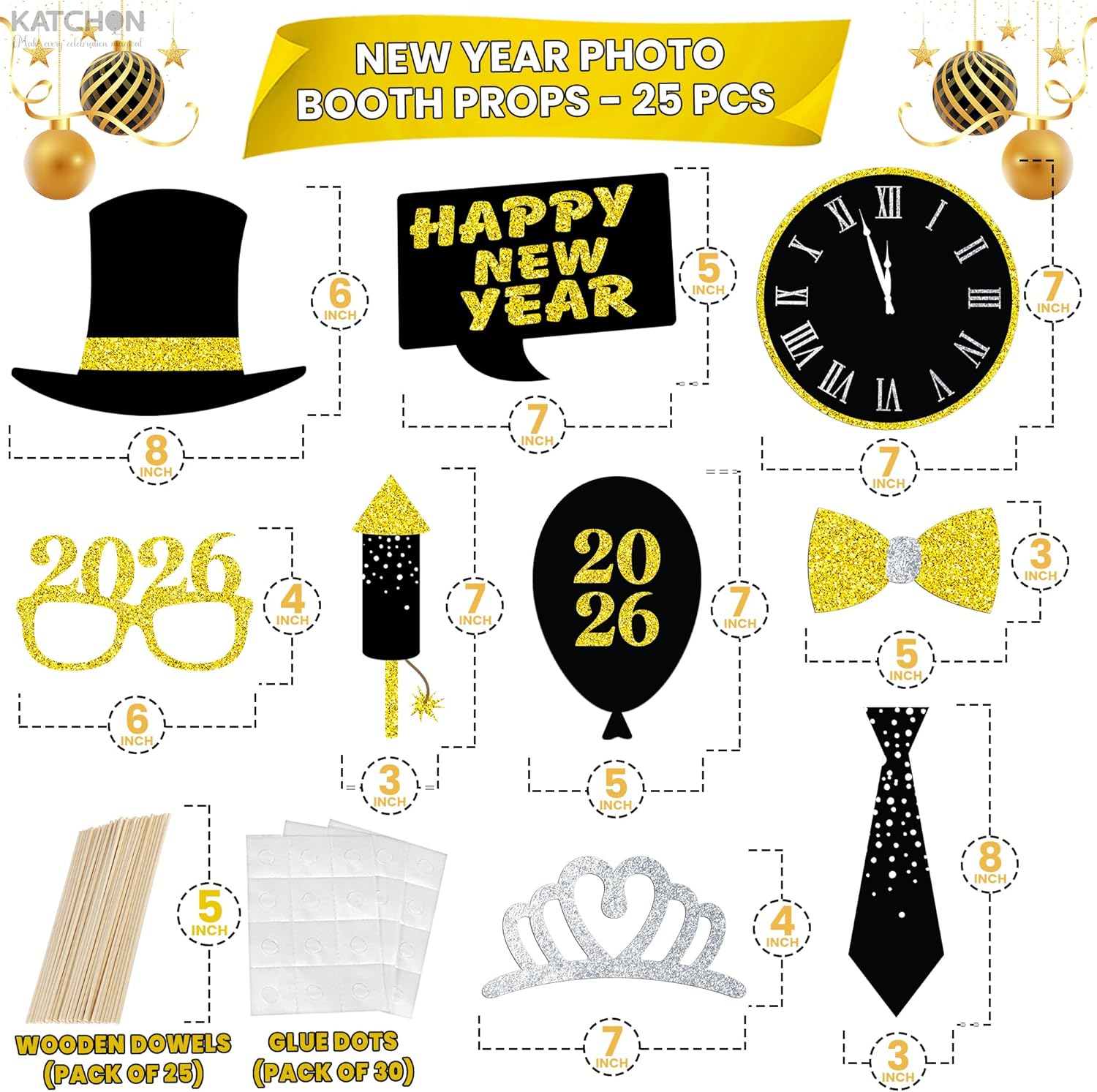Phonery Opulence Avenue New Year’s Eve Luxe Party Supplies