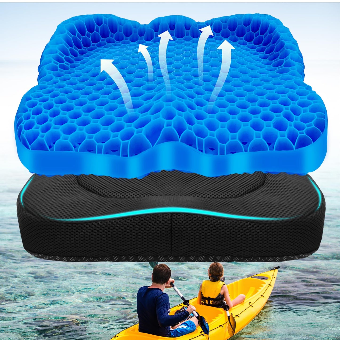 Phonery YakComfort ® Kayak Seat Cushion