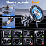 for MagSafe Magnetic Phone Holder for Car [2025 Upgraded Strongest Magnet] Car Mount Cell Stand for Dashboard Windshield Vent Compatible with iPhone 16/15/14/13/12/11 Android etc-Black