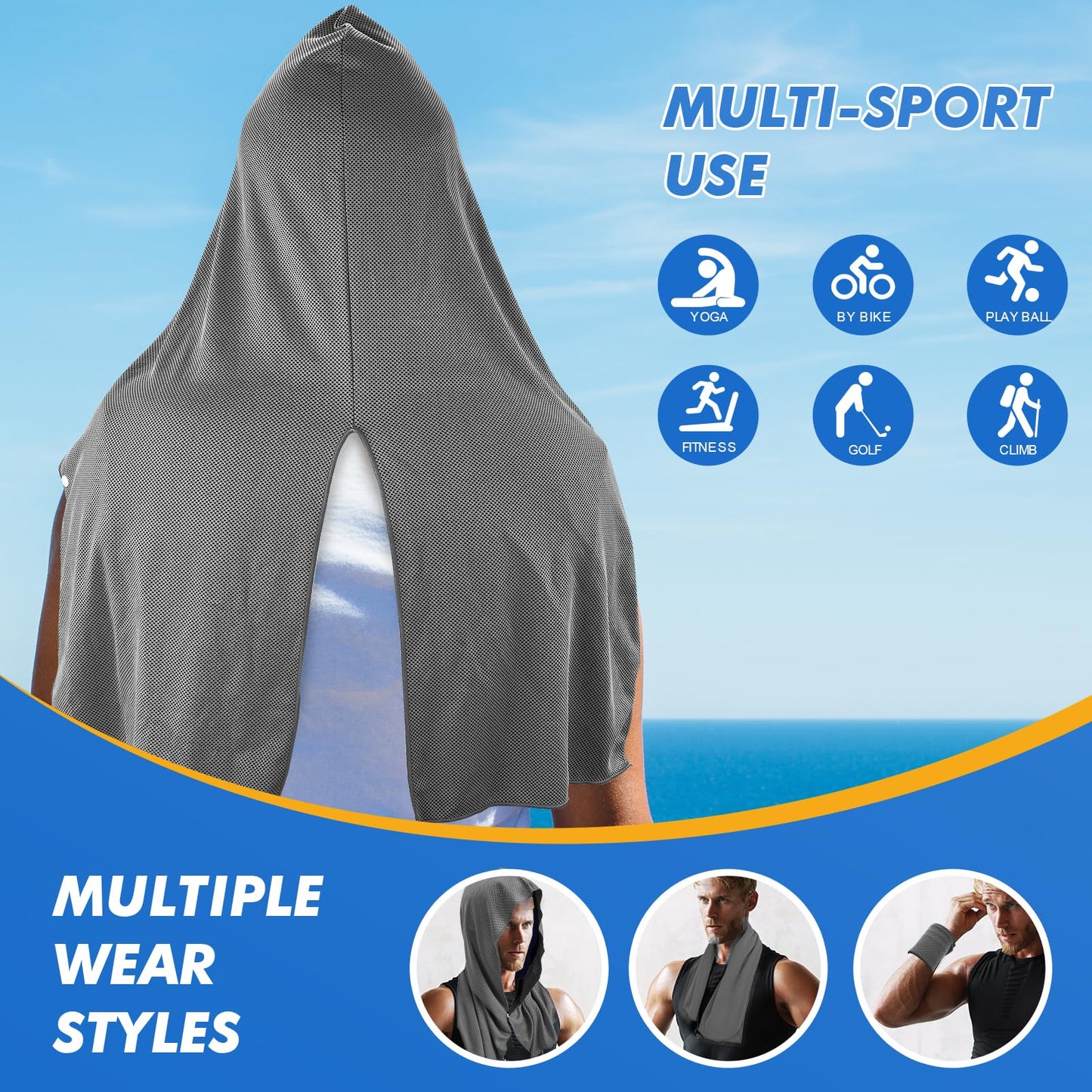 Phonery CoolGuard ® Cooling Hoodie Towel-Getphonery