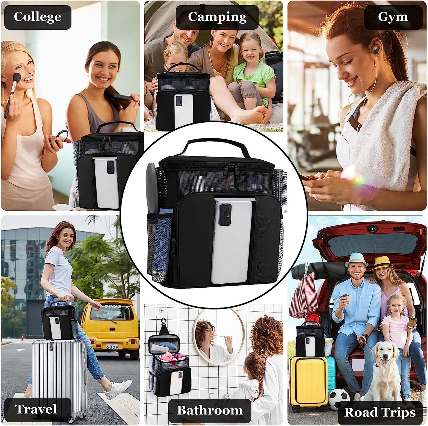 Phonery Aquatote ® Hanging Toiletry Bags for Travel-Getphonery