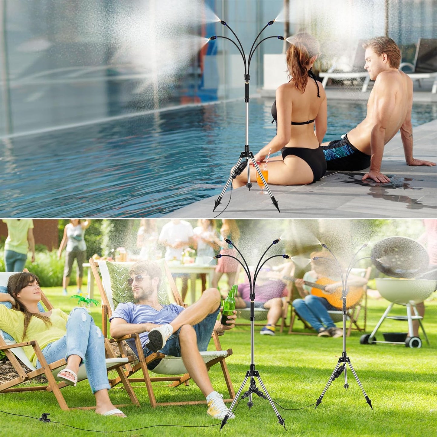Phonery MistMaster ® Standing Misters for Outside Patio-Getphonery