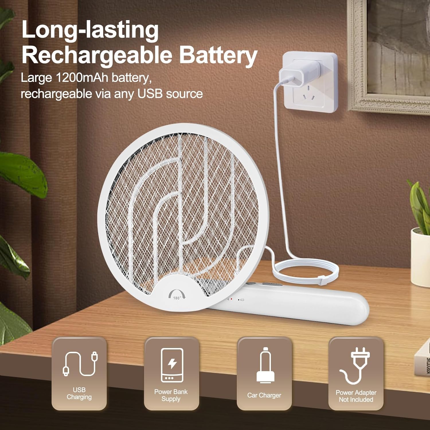 Phonery FlyZap ® Electric Fly Swatter-Getphonery