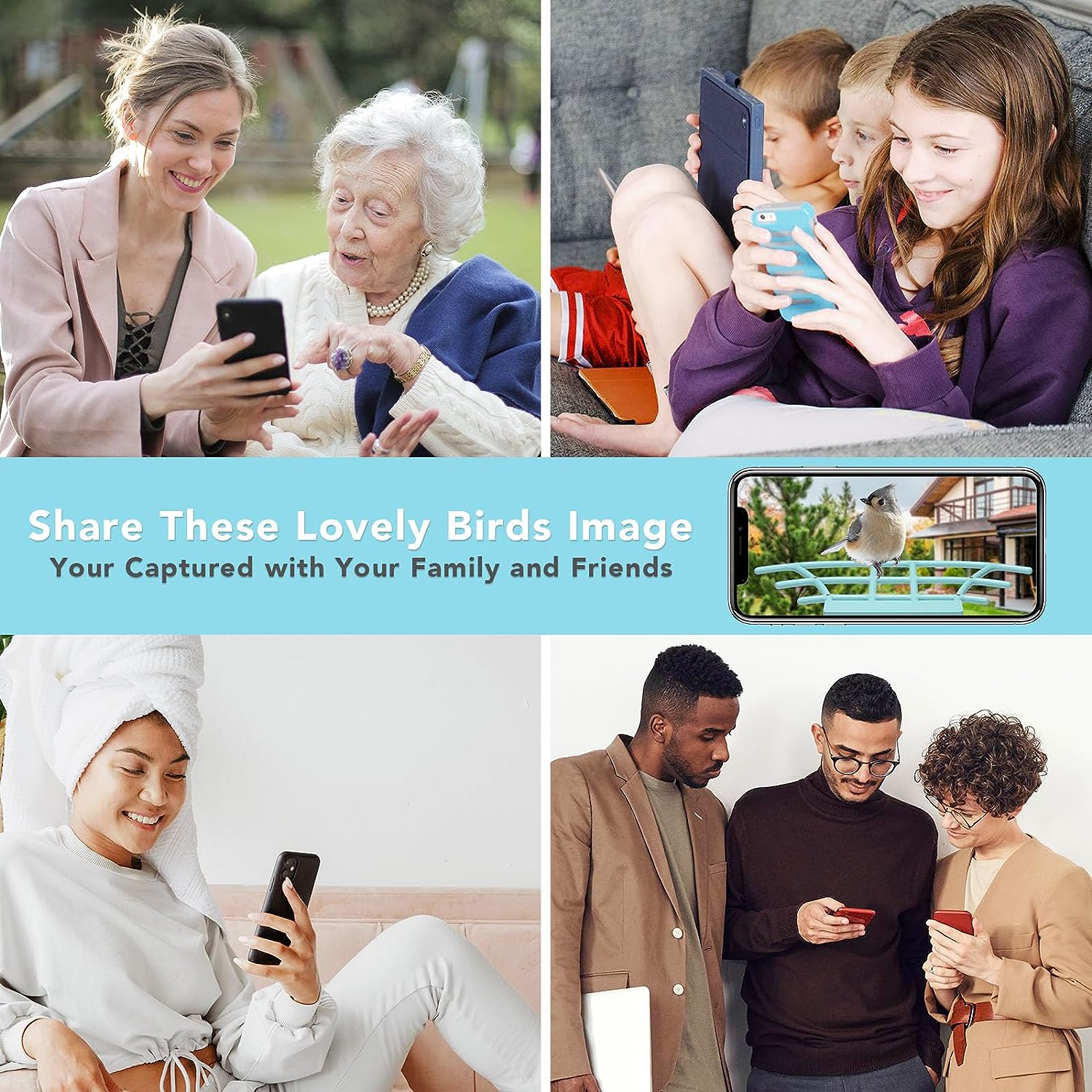 Phonery BirdieView ® Bird Feeder with Camera-Getphonery