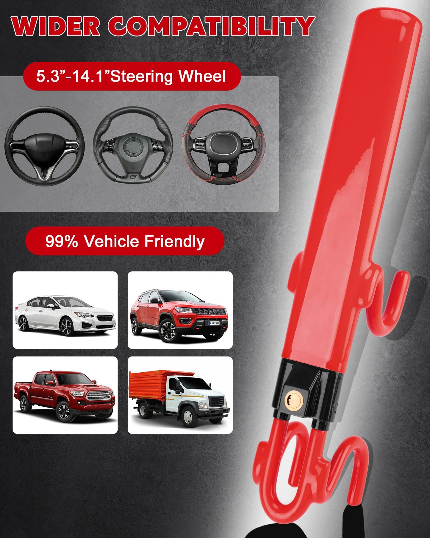 Phonery ArmorGrip  ® Steering Wheel Lock