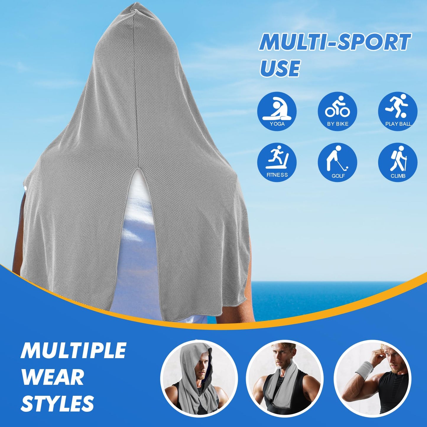 Phonery CoolGuard ® Cooling Hoodie Towel-Getphonery
