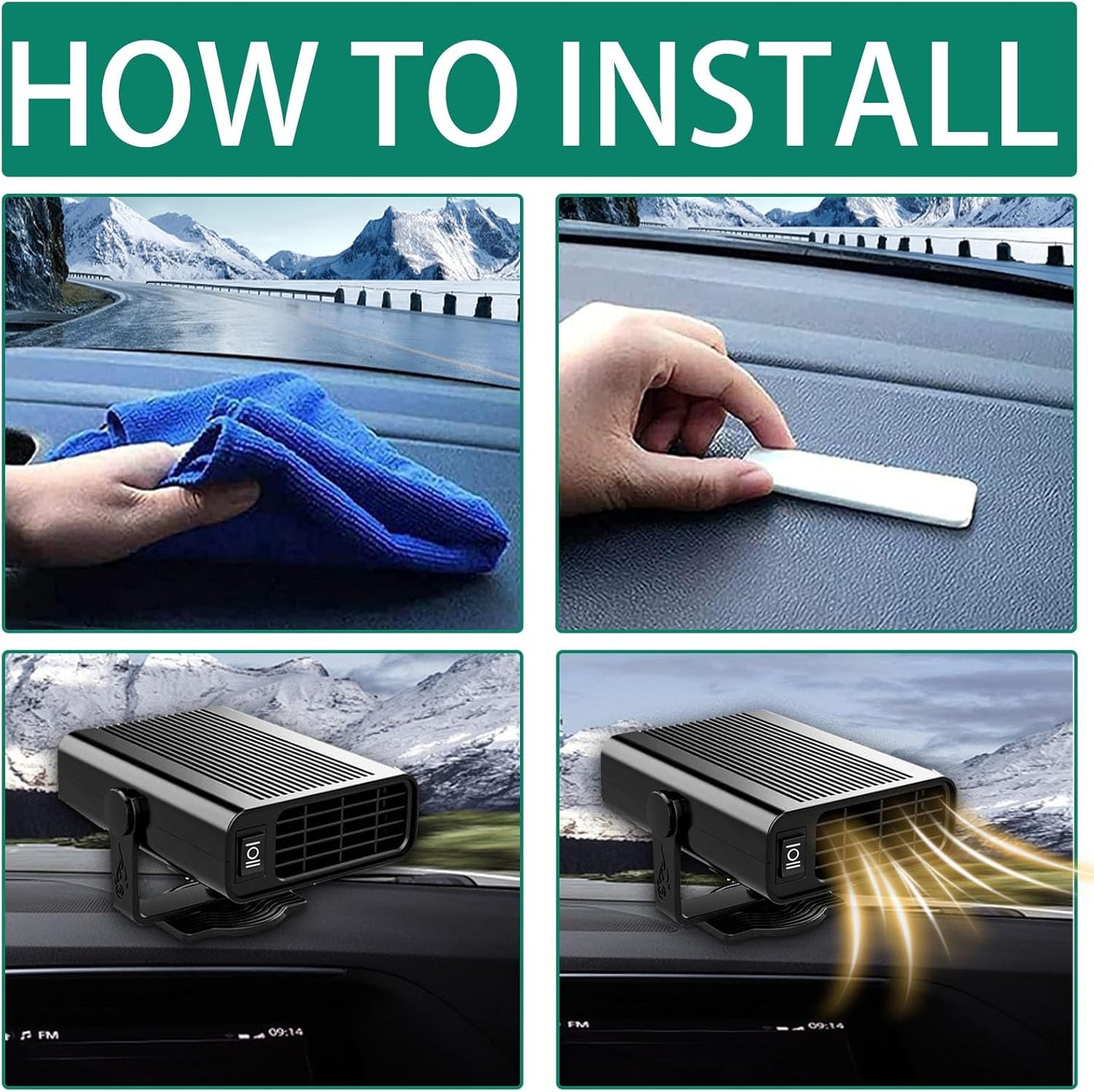 Phonery WarmDrive ® Porable Car Heater-Getphonery