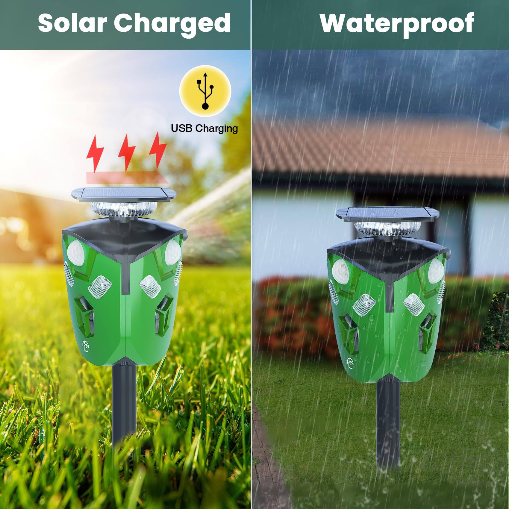 Phonery AquaGlow ® Ultrasonic Animal Repeller-Getphonery