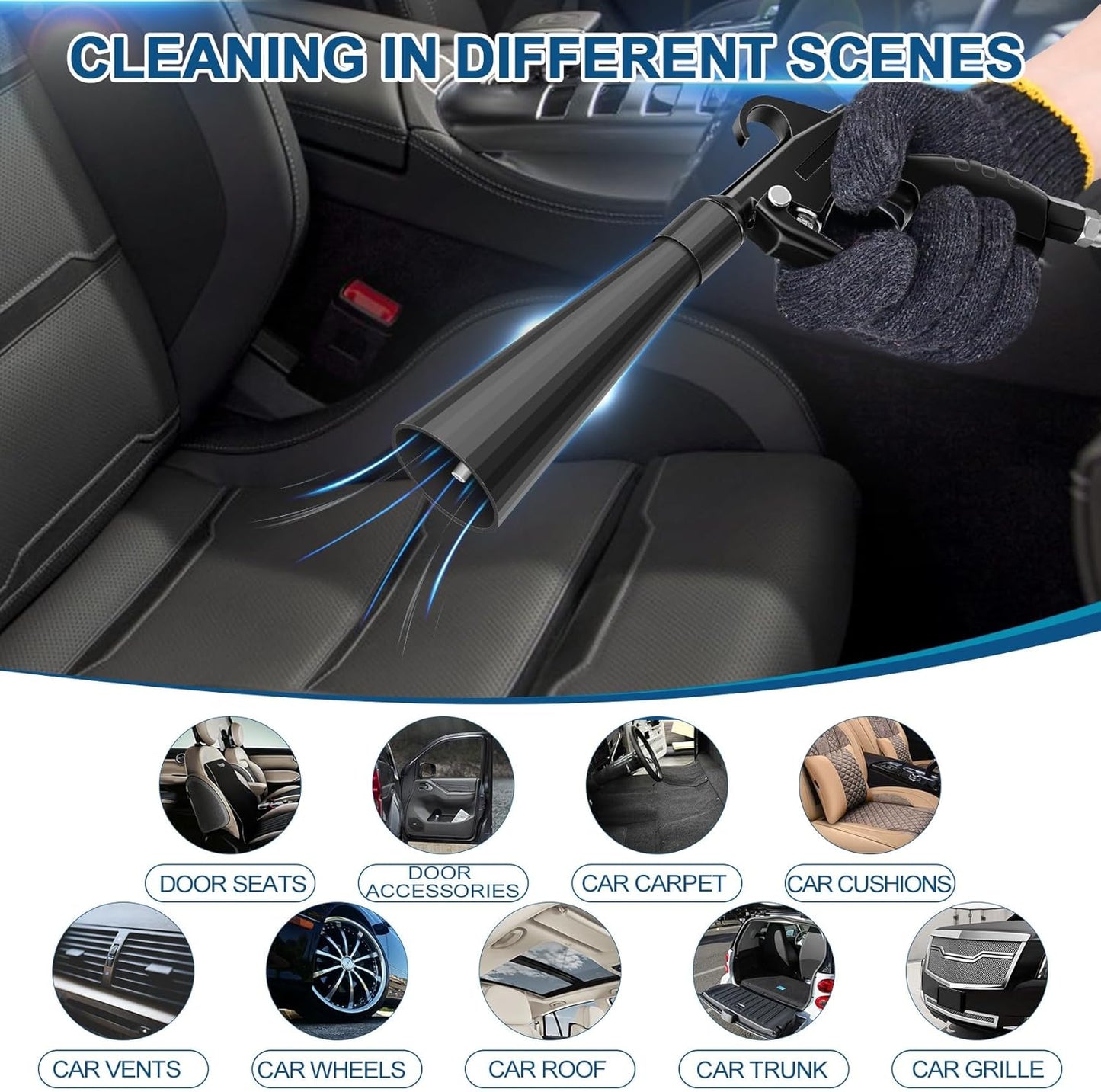 Phonery PowerWhip ® Detailing Car Cleaning Gun