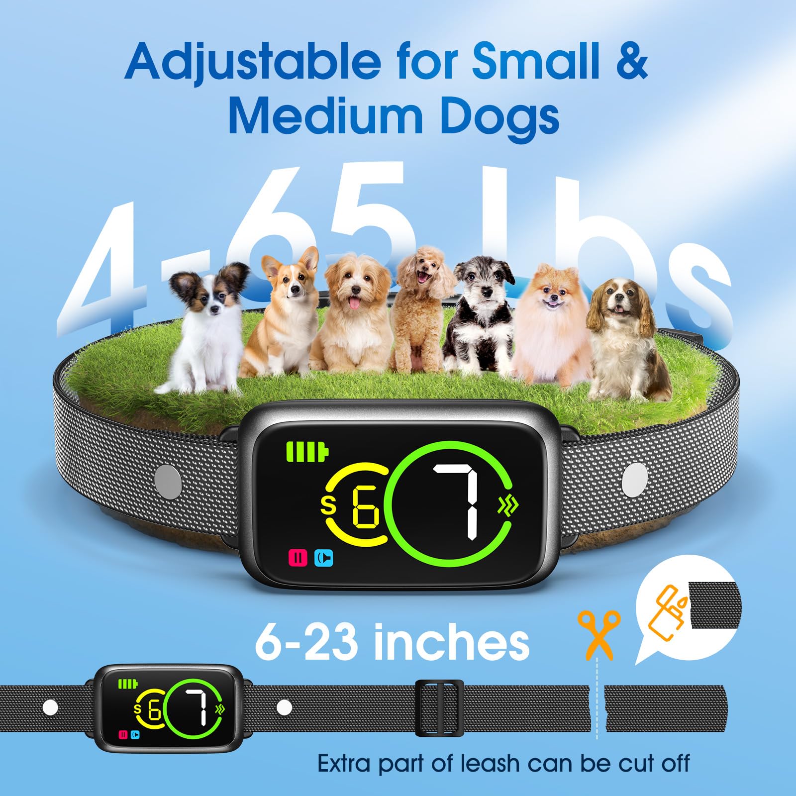 Phonery DogWise ® Shock Collar For Small Dogs with Remote-Getphonery