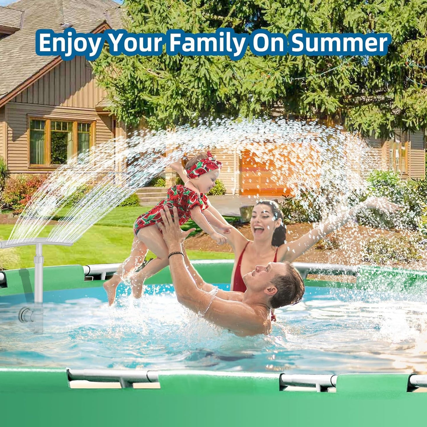 Phonery SplashMaster ® Pool Fountain for Above and In-Ground Pools-Getphonery