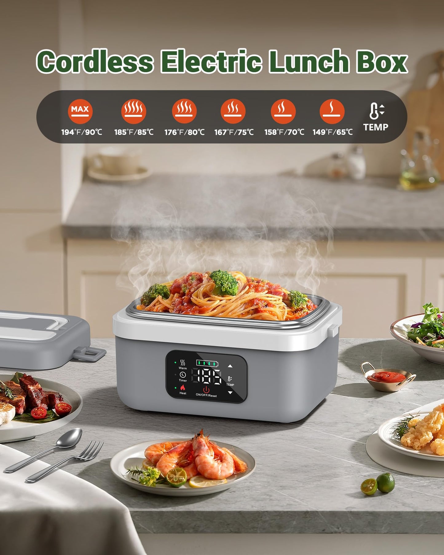 Phonery VoltLunch ® Electric Lunch Box for Adults