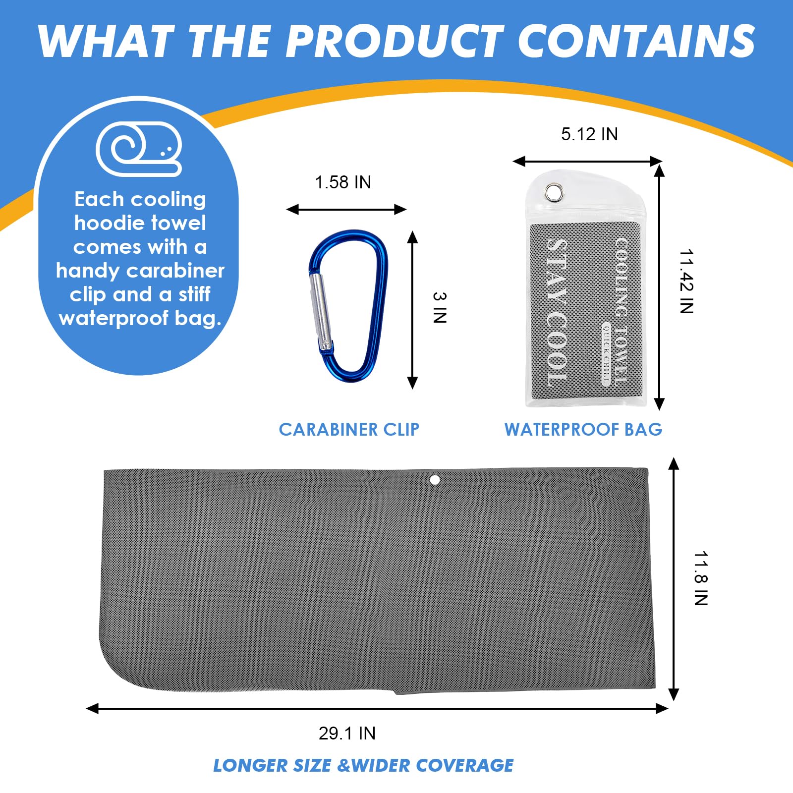 Phonery CoolGuard ® Cooling Hoodie Towel-Getphonery