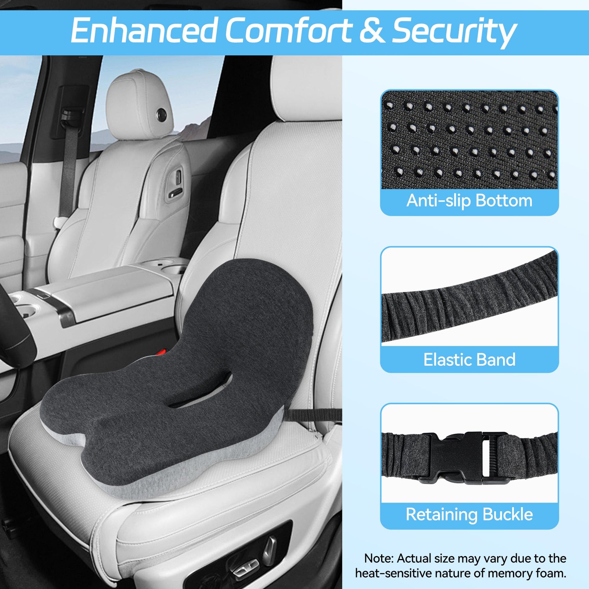 Phonery RoadComfort ® Truck Drivers Seat Cushion-Getphonery