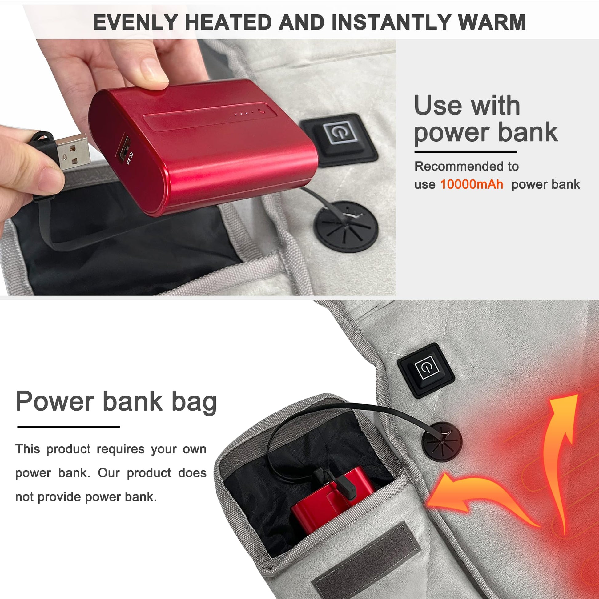 Phonery WarmZone ® Heated Seat Cushion-Getphonery