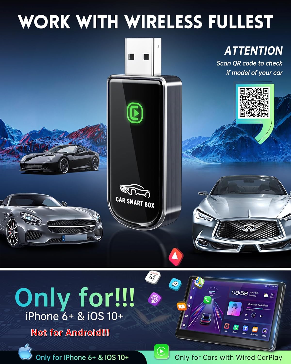 Phonery CarPlay ® Car Smart Box