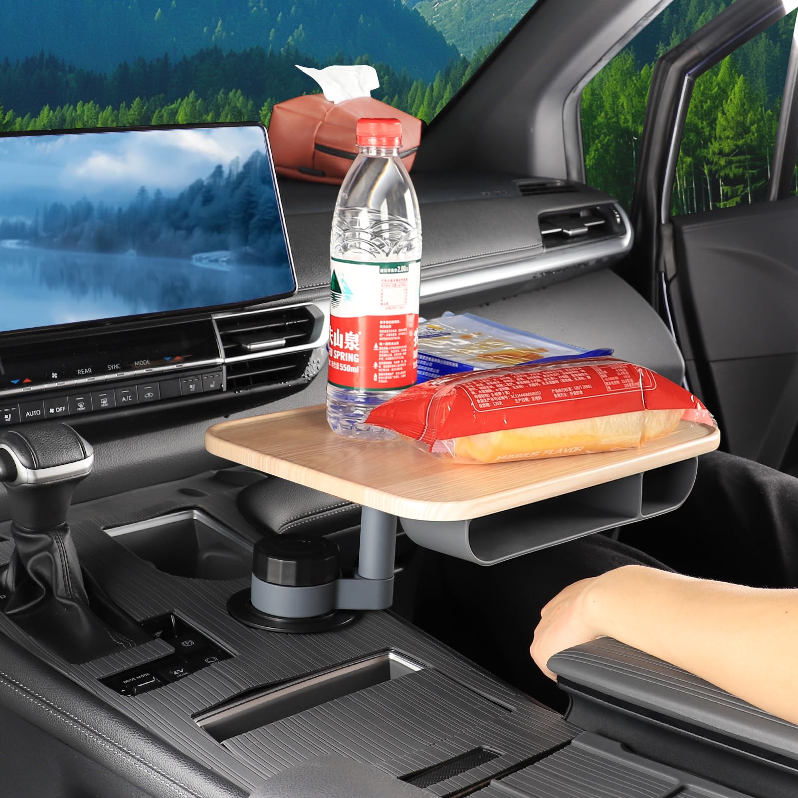 Phonery SnackEase rotating car seat tray table