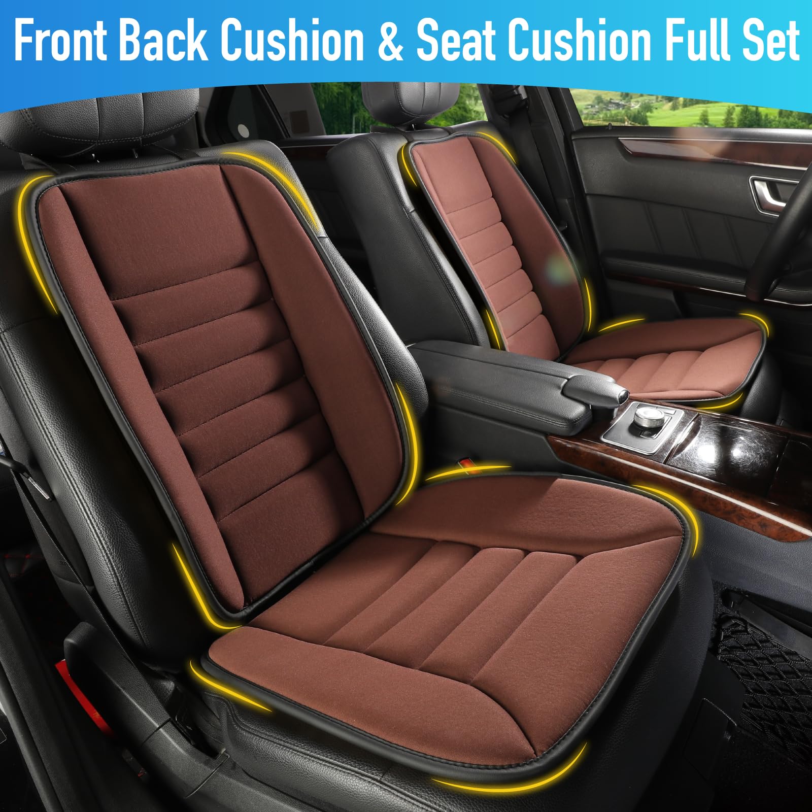 Phonery BackEase ® Car Seat Cushion-Getphonery