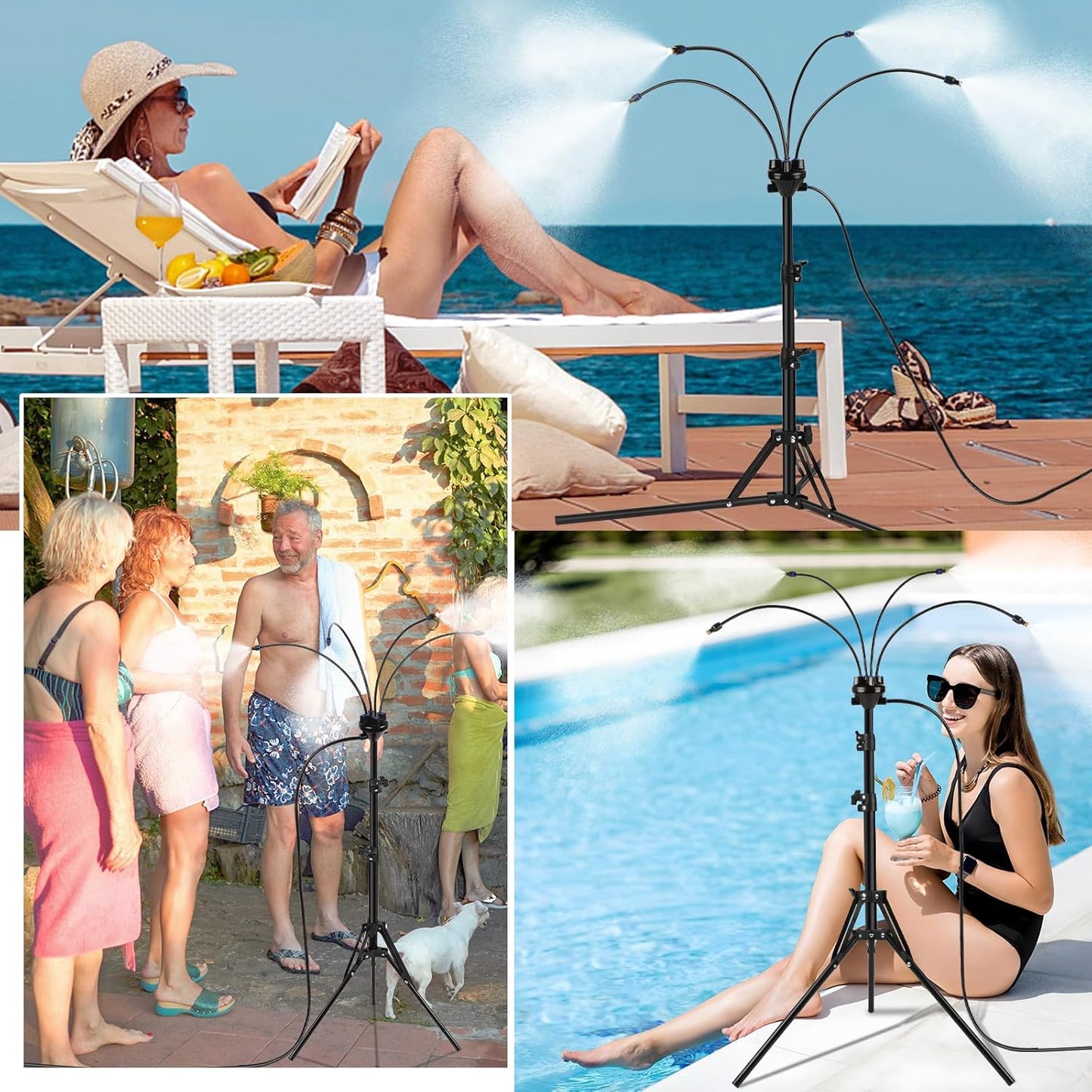 Phonery AquaBreeze ® Standing Mister for Patio