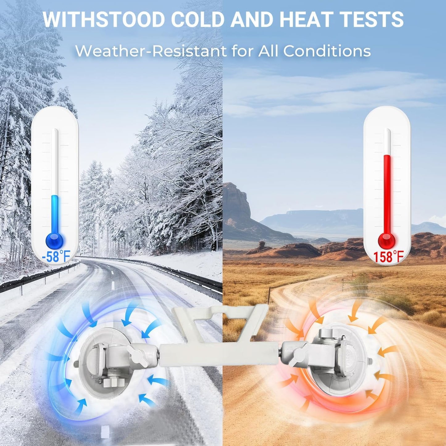 Phonery Signalx ® Starlink Mini Car Mount with Suction Cups