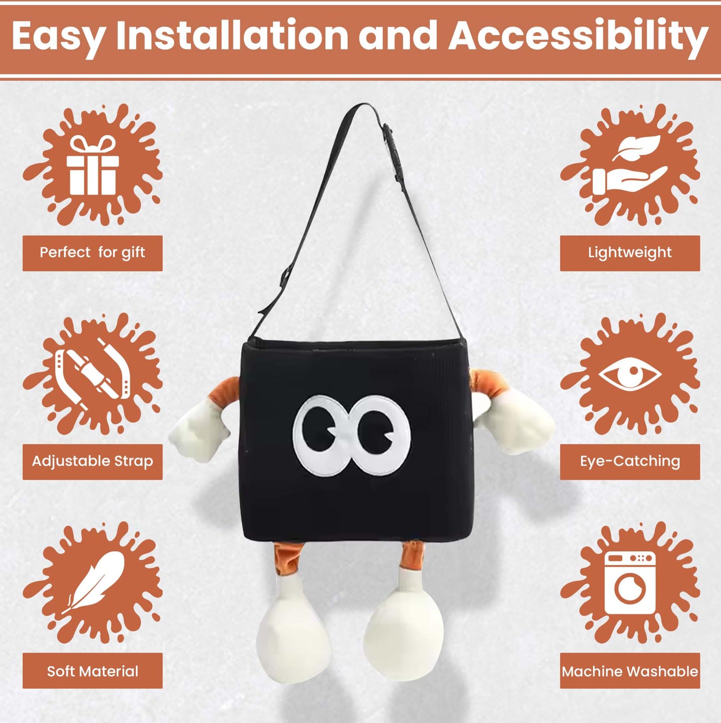 Phonery TidyBuddy ® Car Trash with Tissue Holder