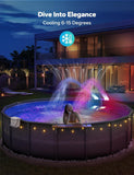 Phonery AquaGlow ® Pool Fountain with LED Lights-Getphonery