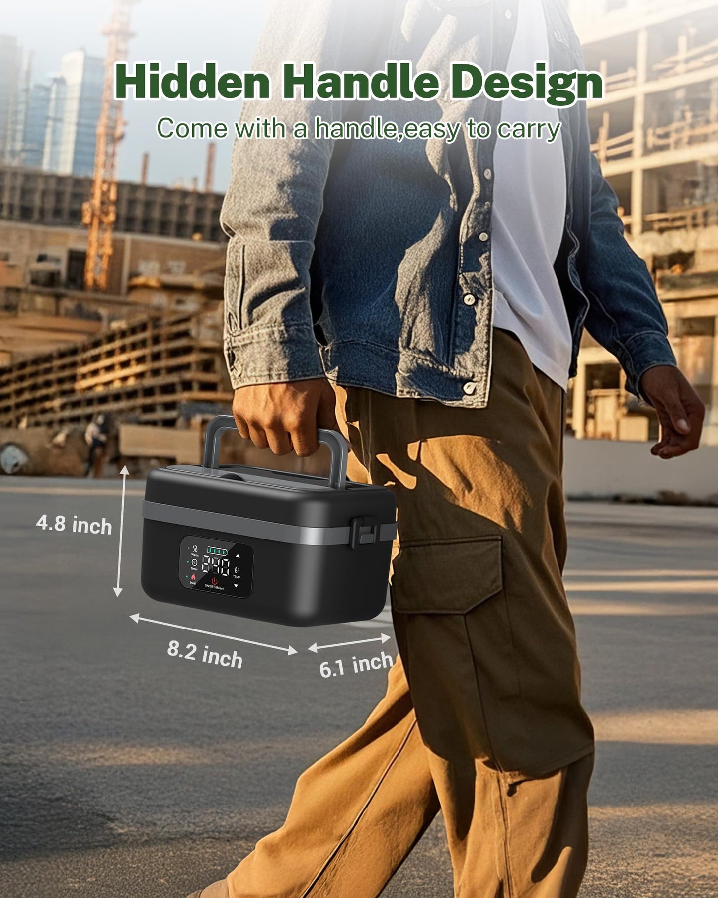 Phonery VoltLunch ® Electric Lunch Box for Adults