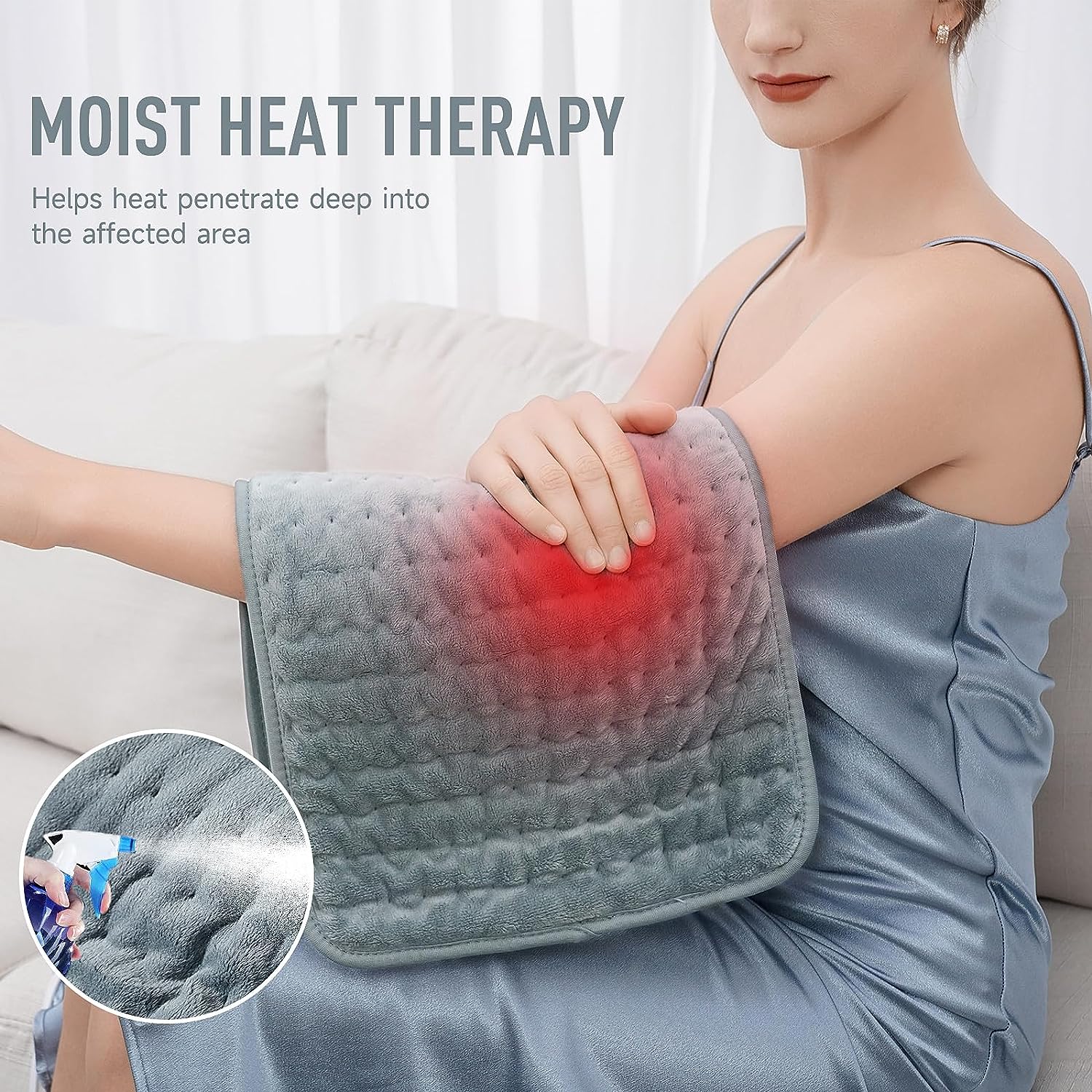 Phonery HeatRelief ® Heating Pad for Back Pain Relief-Getphonery