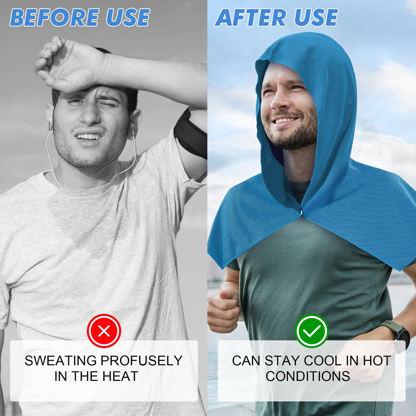 Phonery CoolGuard ® Cooling Hoodie Towel-Getphonery