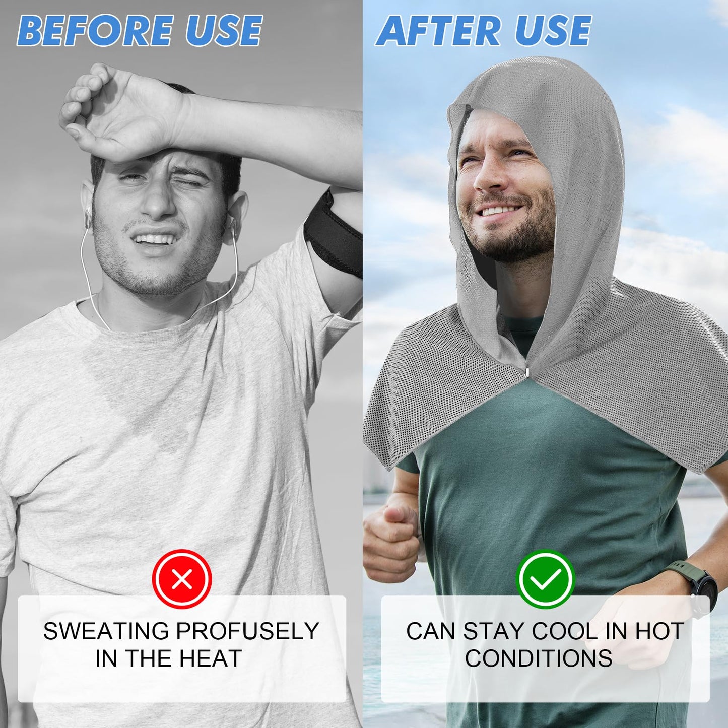 Phonery CoolGuard ® Cooling Hoodie Towel-Getphonery