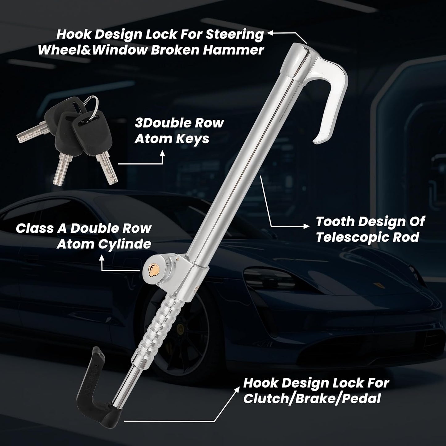 Phonery LockEase ® Steering Column Lock
