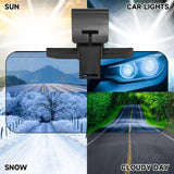 Sun Visor Extender for Cars，Adjustable Polarized Sun Visor Extender ，Polarized Car Sun Visor，Safe Driving Extension for Glare/UV ，Clip on, Universal (Universal, L)