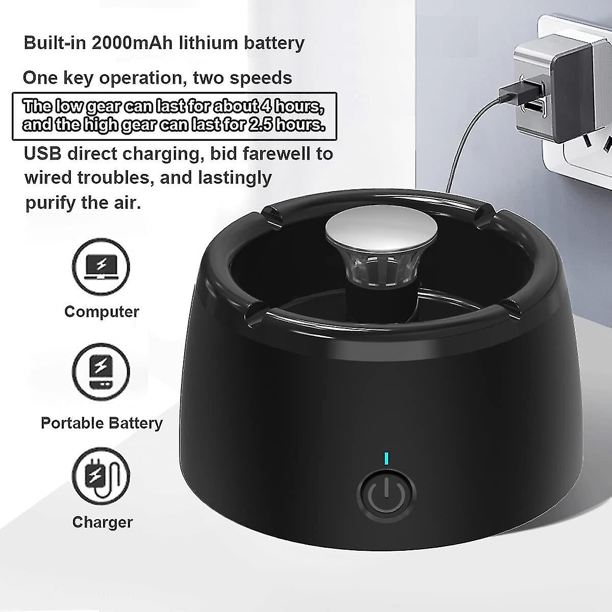 Phonery OdorGuard ® Smokeless Ashtray-Getphonery