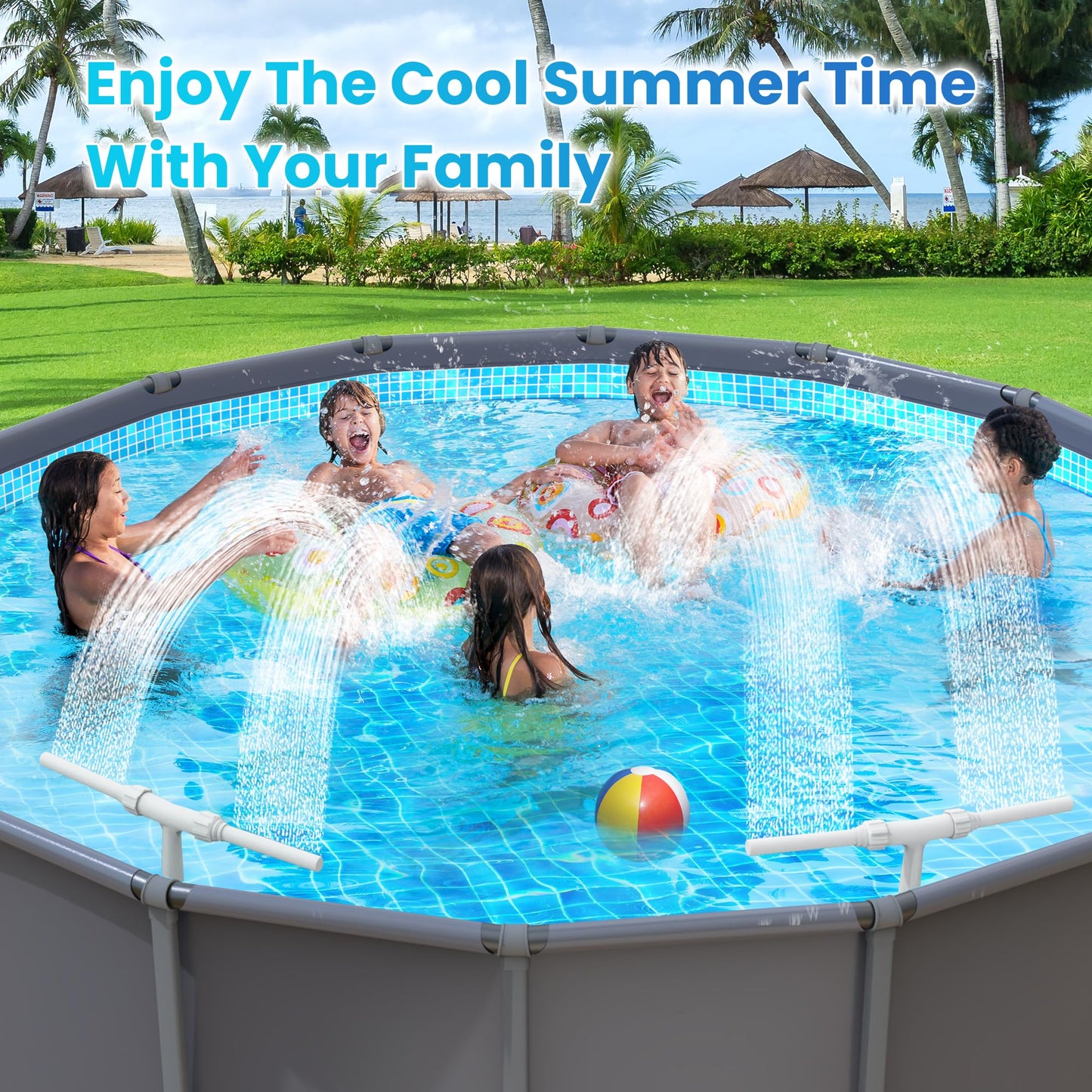 Phonery AquaMist ® Pool Fountain Waterfall-Getphonery