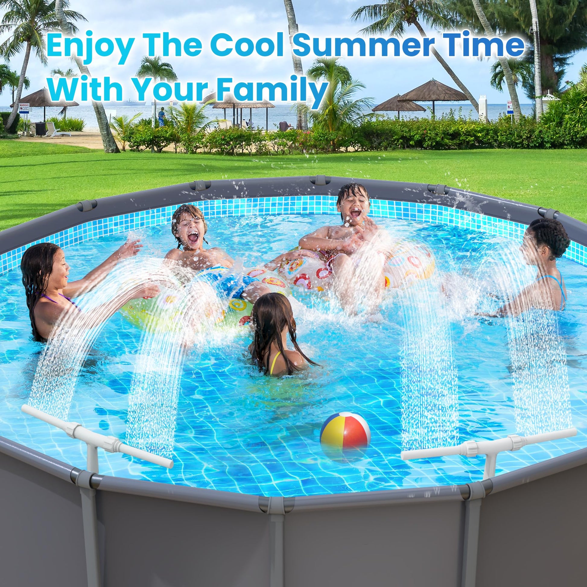 Phonery AquaMist ® Pool Fountain Waterfall-Getphonery
