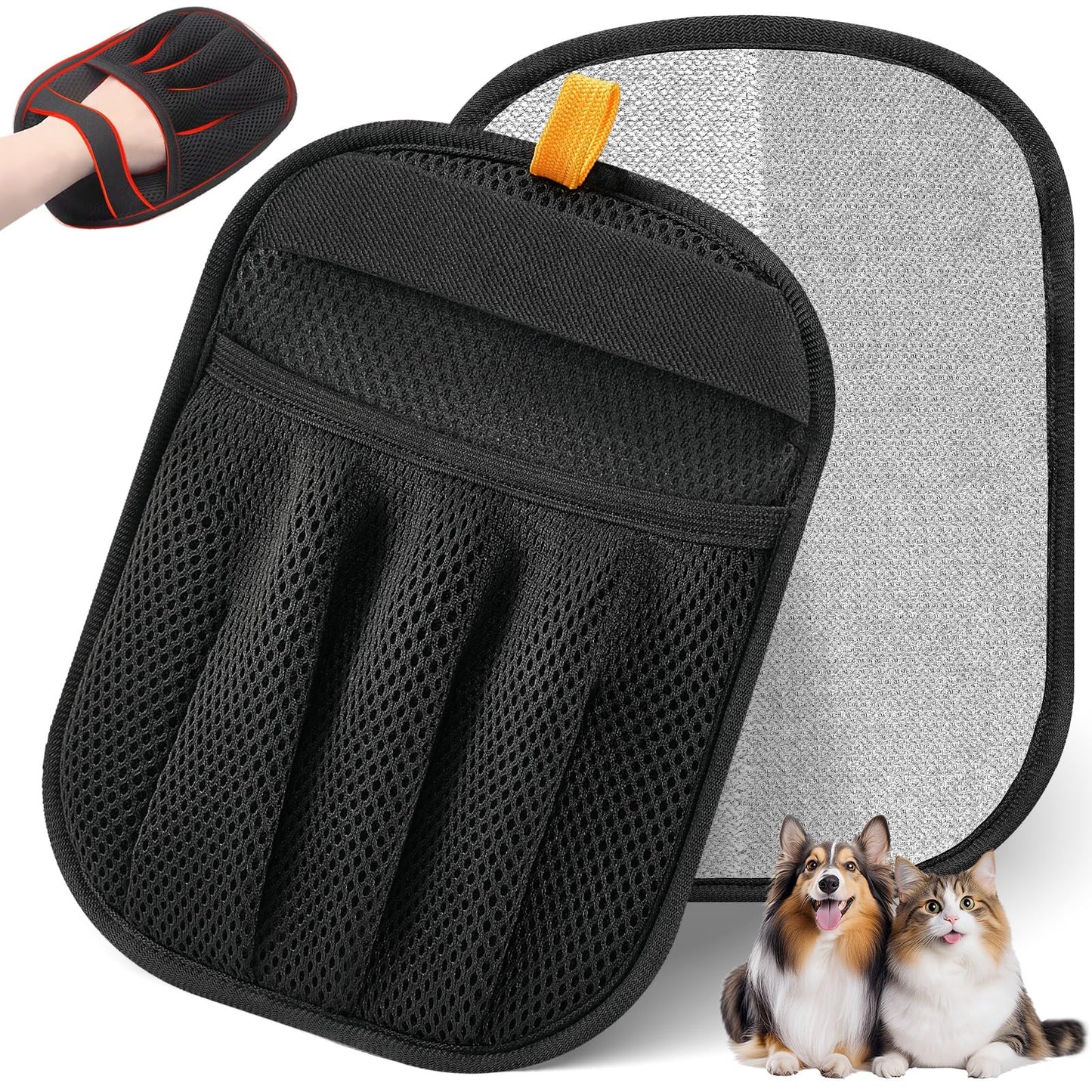 Phonery FurGrip ® Pet Hair Remover Gloves