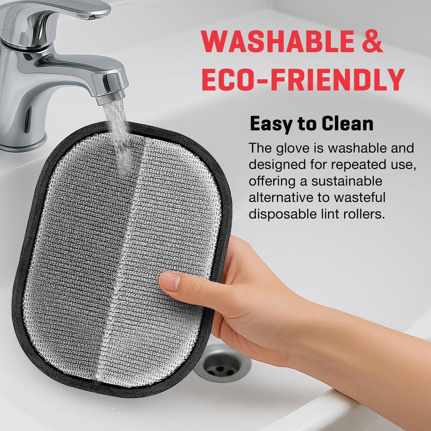 Phonery FurFree ® Electrostatic Pet Hair Remover Gloves