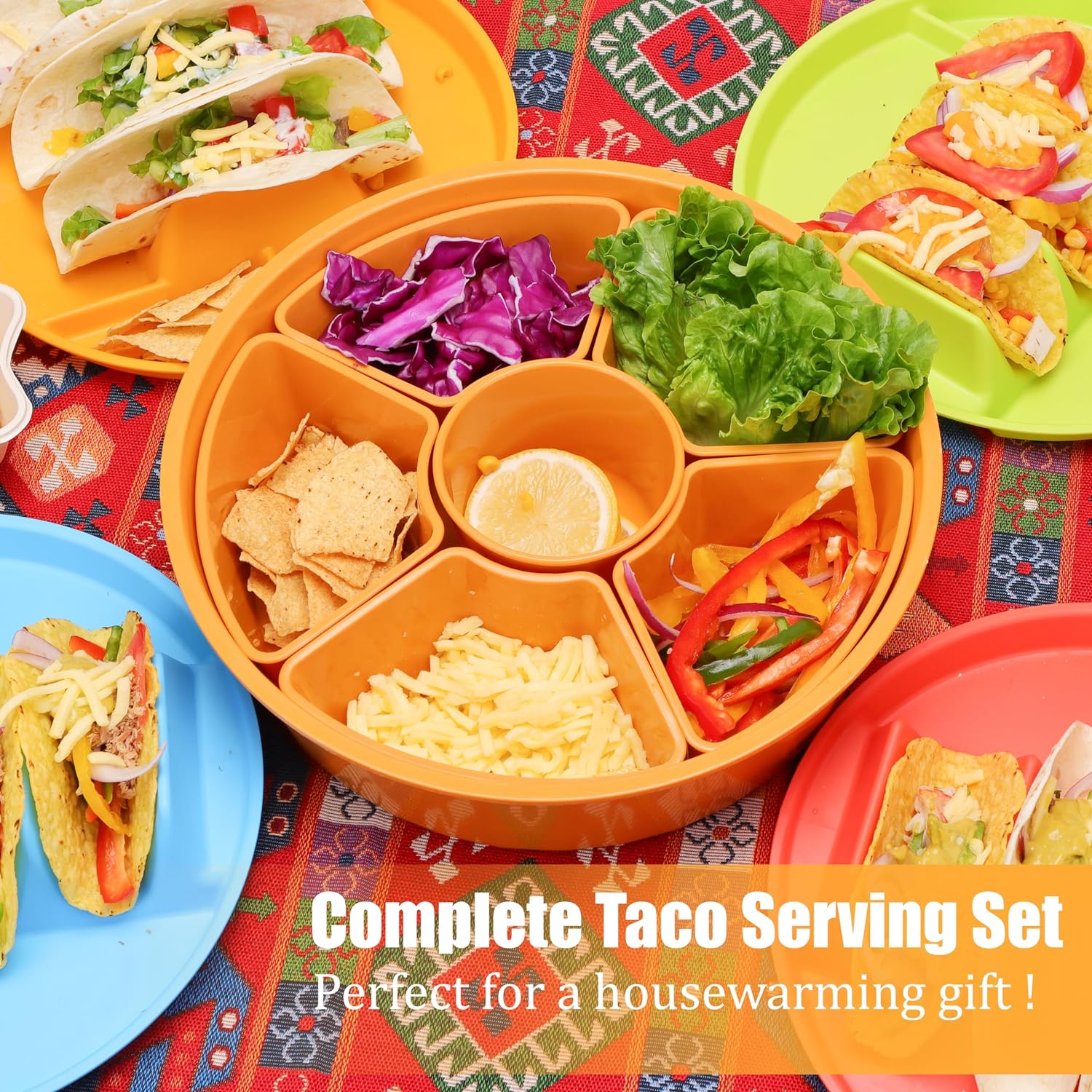 Phonery TacoFiesta ® Taco Platter for Party-Getphonery