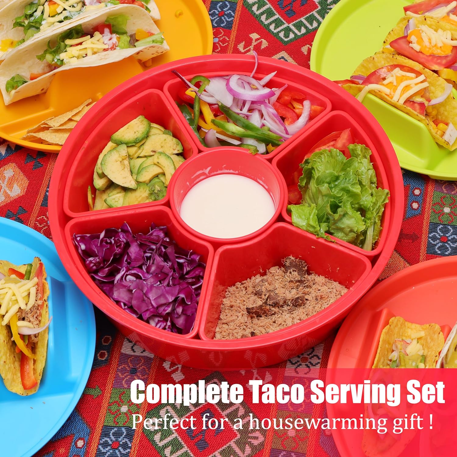 Phonery TacoFiesta ® Taco Platter for Party-Getphonery