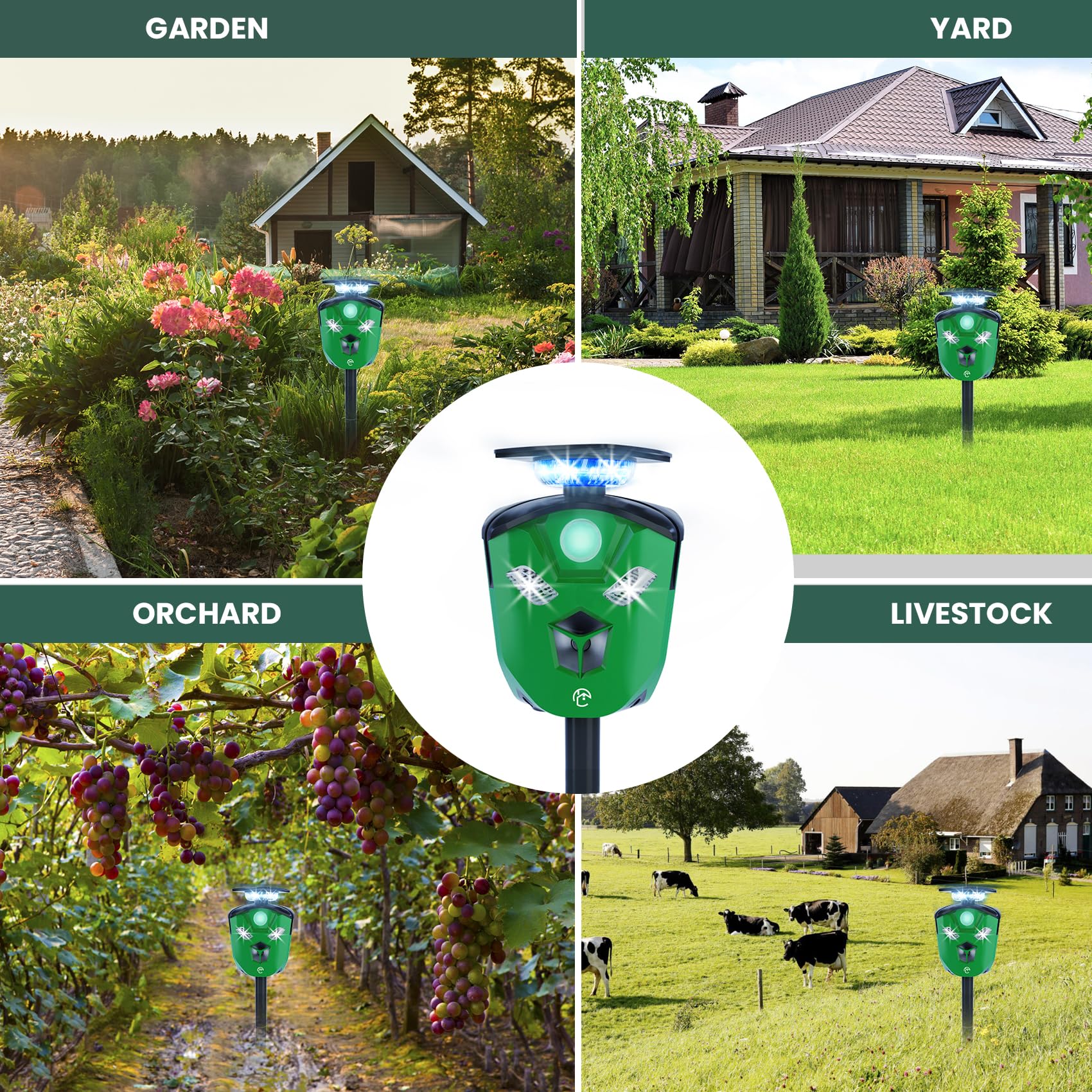 Phonery AquaGlow ® Ultrasonic Animal Repeller-Getphonery