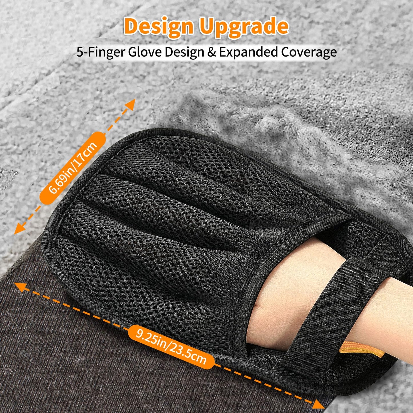 Phonery FurGrip ® Pet Hair Remover Gloves