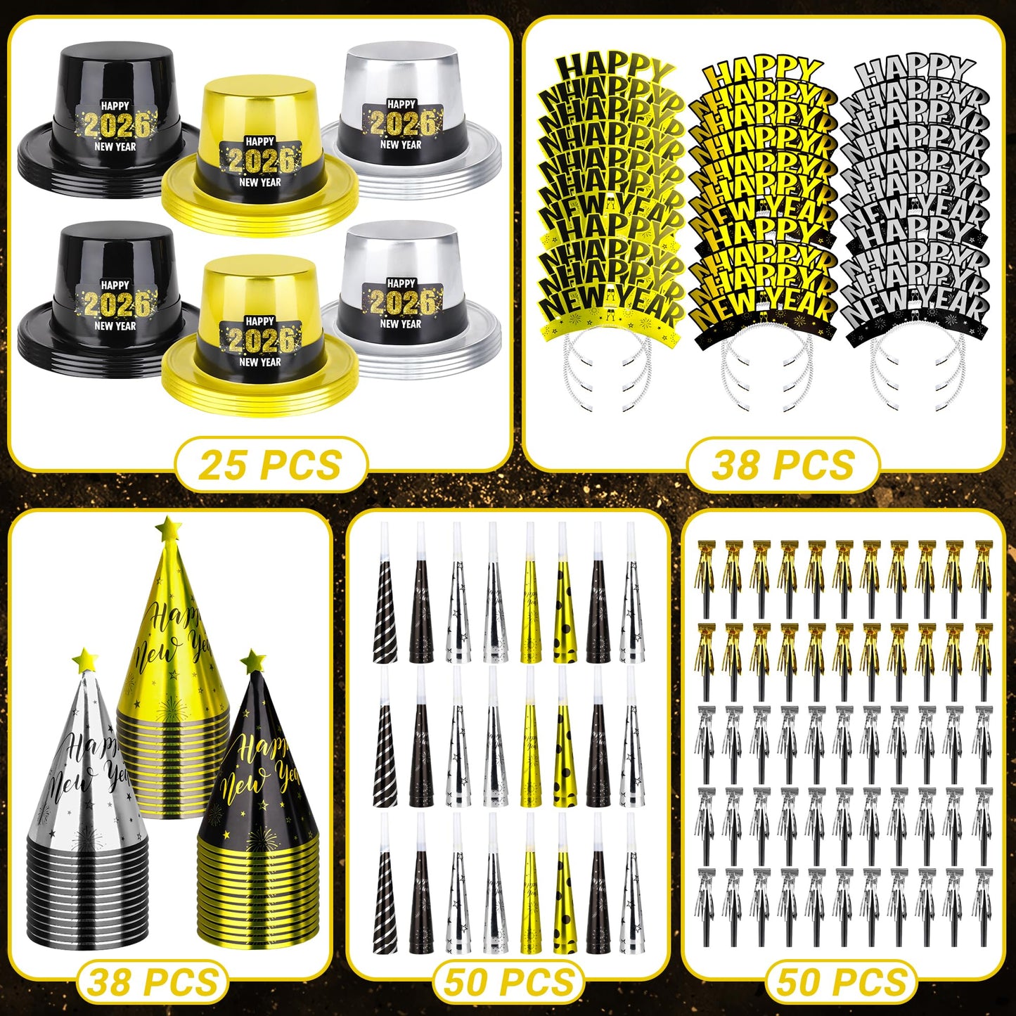 New Year's Eve party supplies