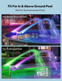 Phonery AquaGlow ® Pool Fountain with LED Lights-Getphonery