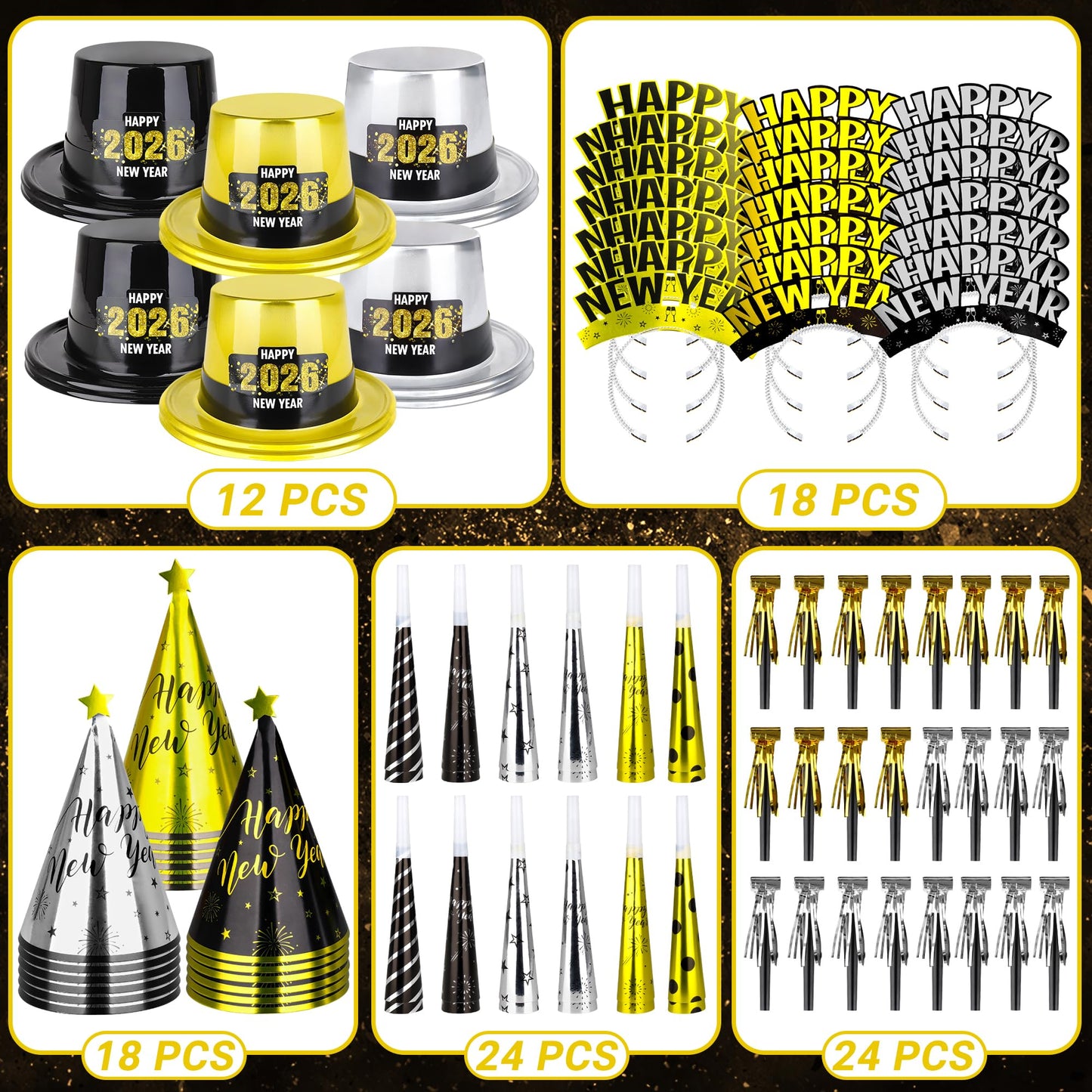 New Year's Eve party supplies