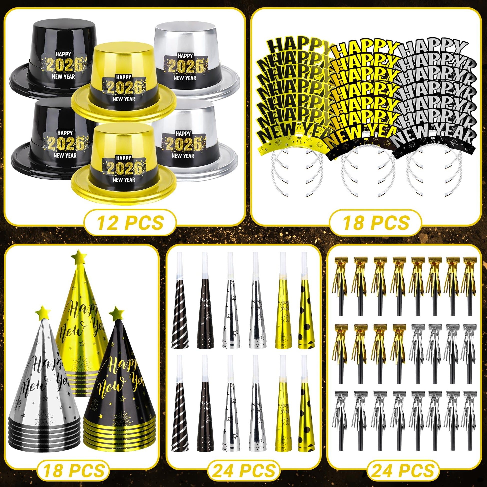 New Year's Eve party supplies