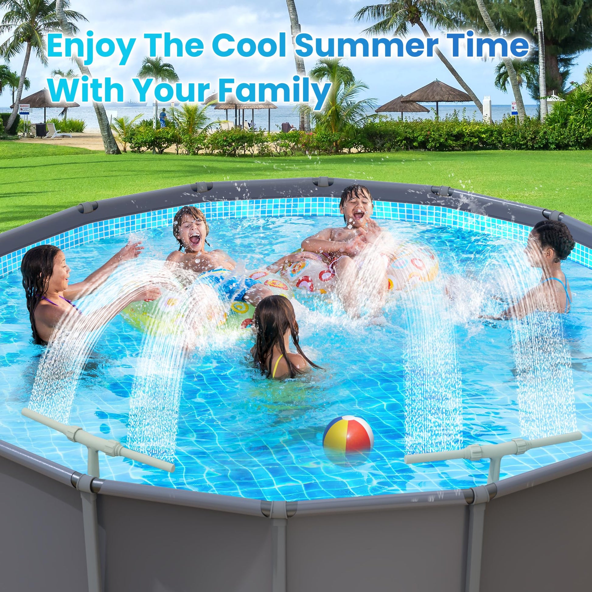 Phonery AquaMist ® Pool Fountain Waterfall-Getphonery