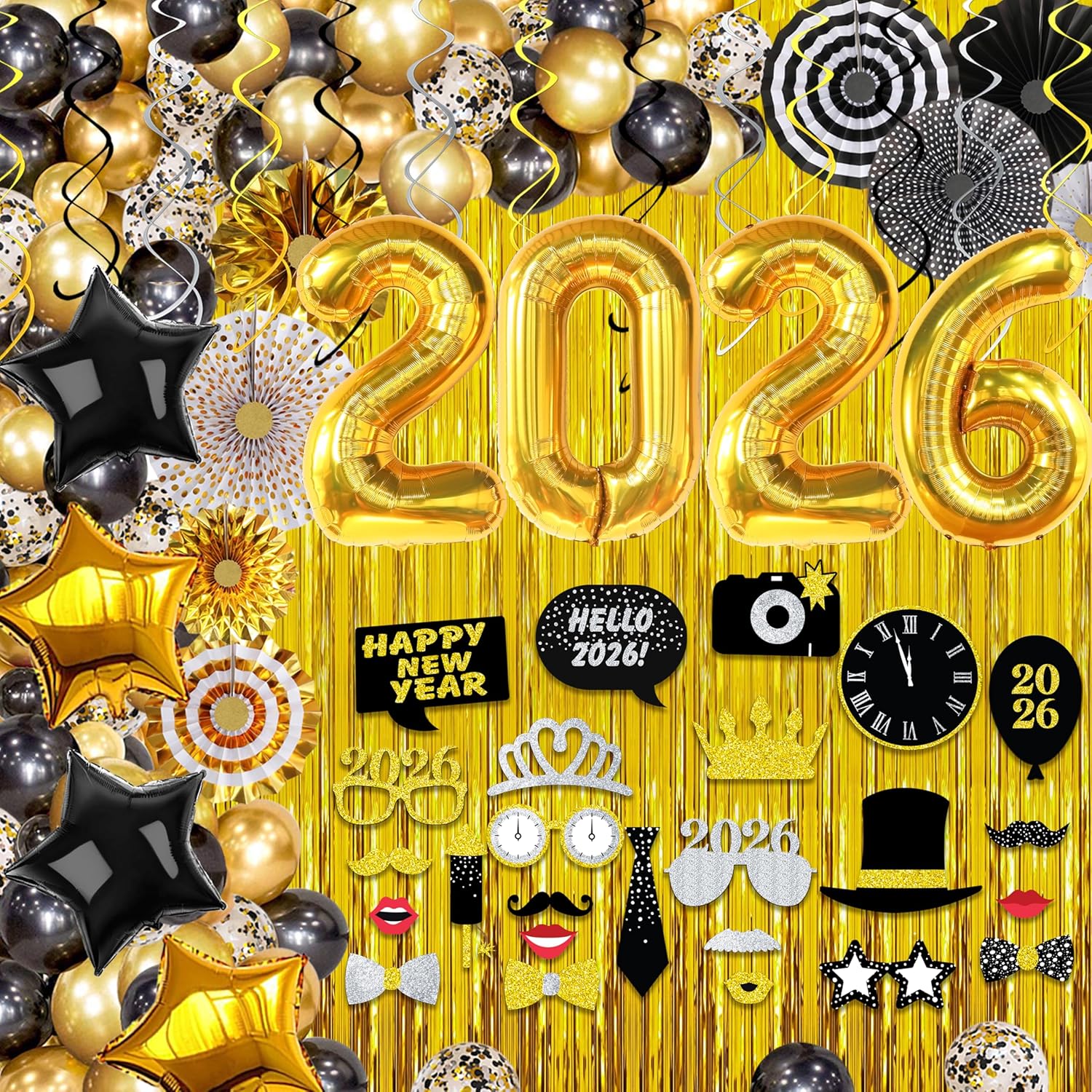 Phonery Opulence Avenue ® New Years Eve Party Supplies