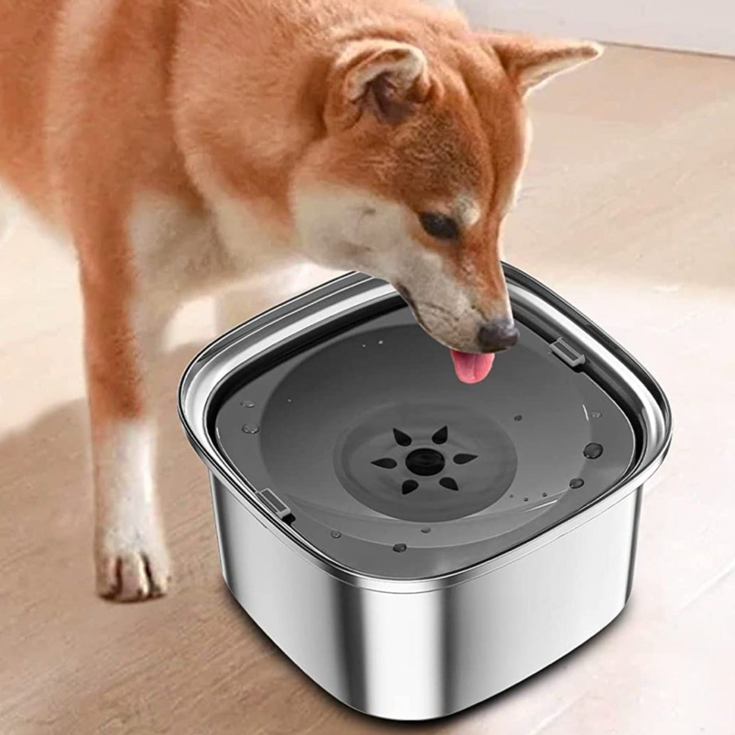 Phonery SplashShield ® Spill Proof Water Bowl for Large Dogs-Getphonery