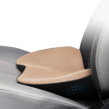 QYILAY Car Memory Foam Heightening Front Seat Cushion For Short